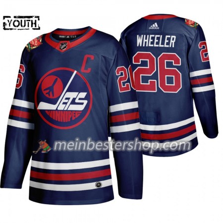 Winnipeg Jets Blake Wheeler 26 Adidas 2019 Heritage Classic Navy Trikot Authentic - Kinder Winnipeg Jets Blake Wheeler 26 Adidas 2019 Heritage Classic Navy Trikot Authentic - Kinder